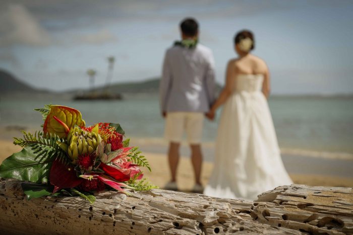 Hawaii beach wedding