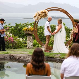 Secret island wedding