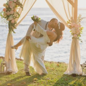 Sunset wedding in Hawaii sunset wedding in Hawaii