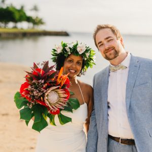 Sunset wedding in Hawaii Sunset wedding in Hawaii