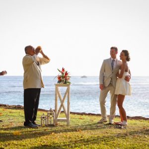 Wedding in Hawaii Sunset wedding in Hawaii